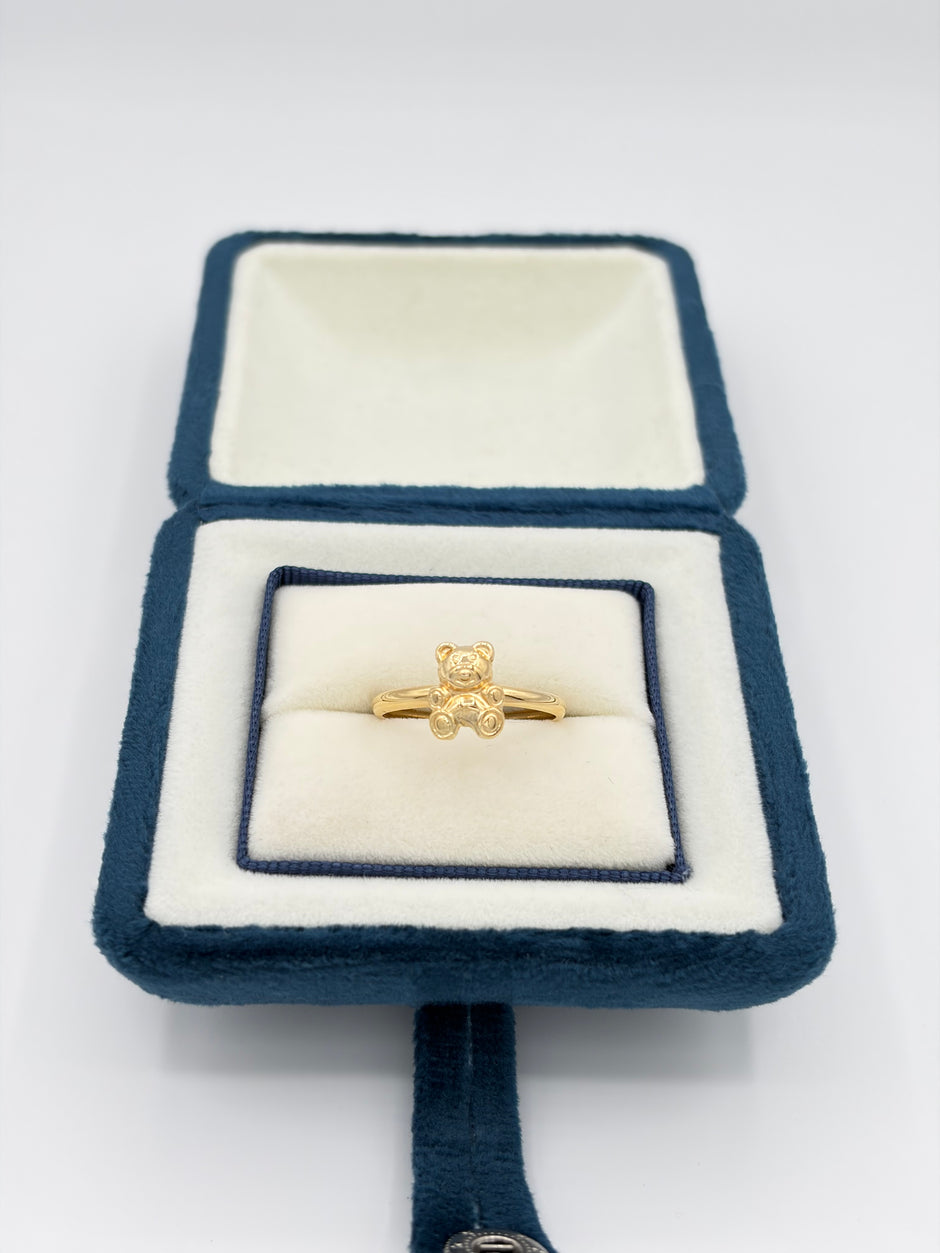 Anillo Oso  Oro amarillo 18k / Talla 8/2 / 1,16 Gr