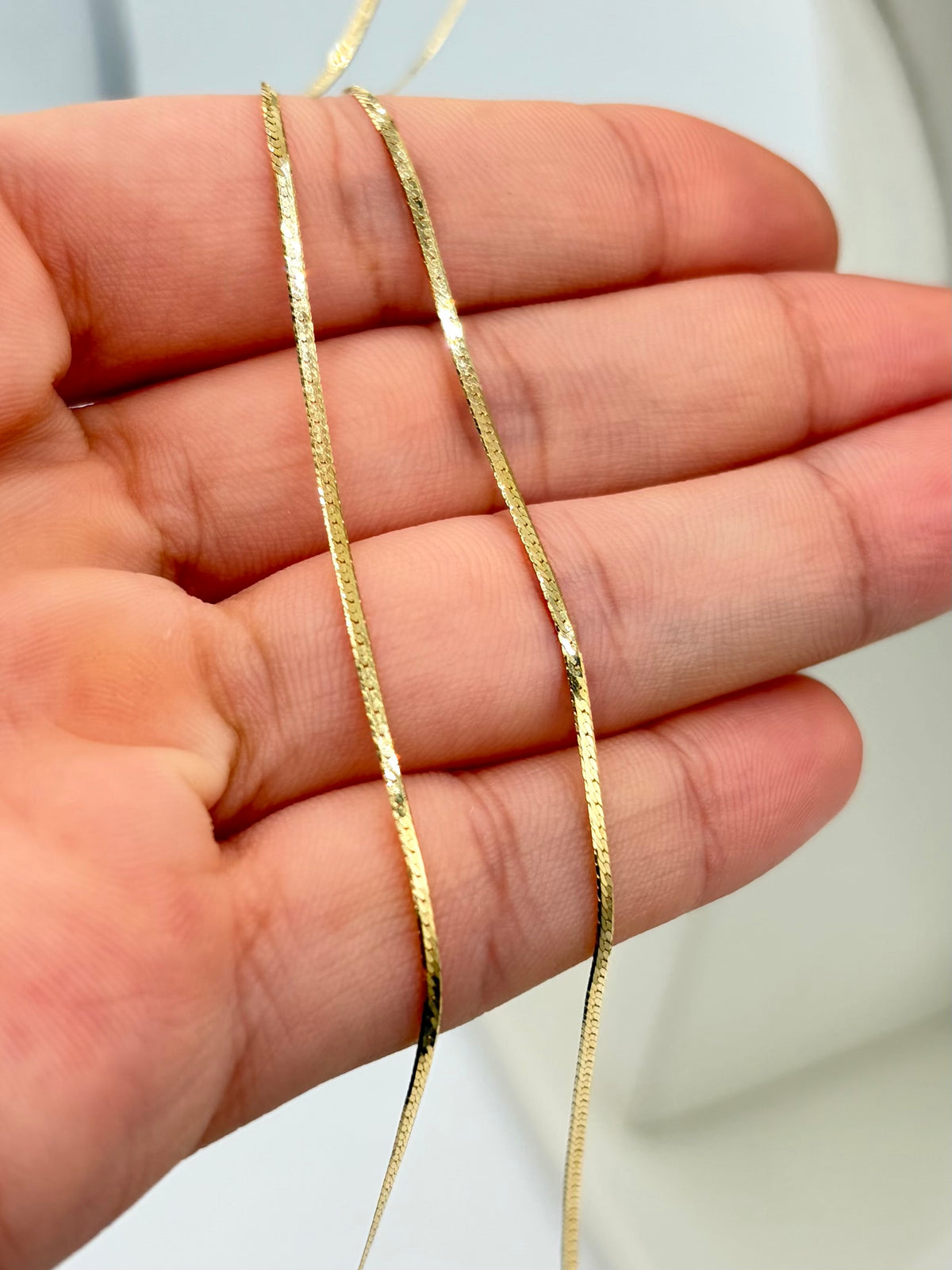 Cadena It espejo Oro amarillo 18k 1,68 Gr / 1 mm / 50 Cm