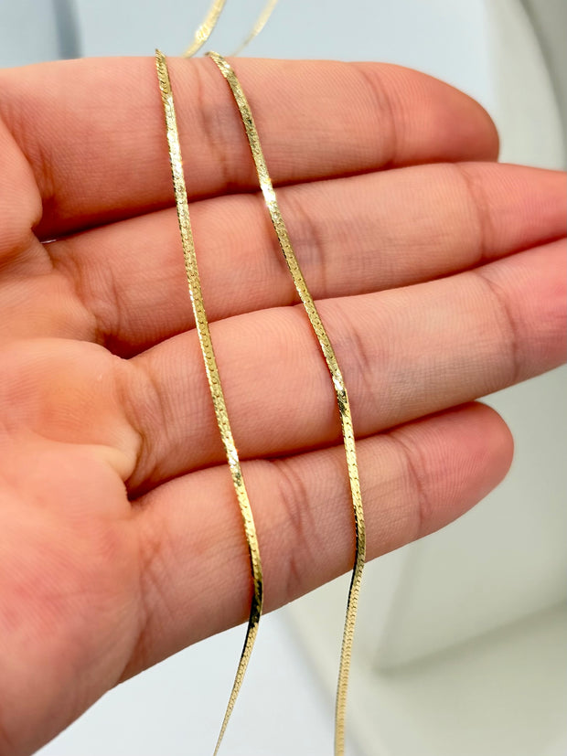 Cadena It espejo Oro amarillo 18k 1,51 Gr / 1 mm / 45 Cm