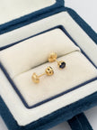 Topos zafiro Oro amarillo 18k 0,90 Gr / 3 mm