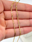 Cadena It Mini cubana Oro amarillo 18k +1 / 2,10 Gr / 1,1 mm / 50 Cm