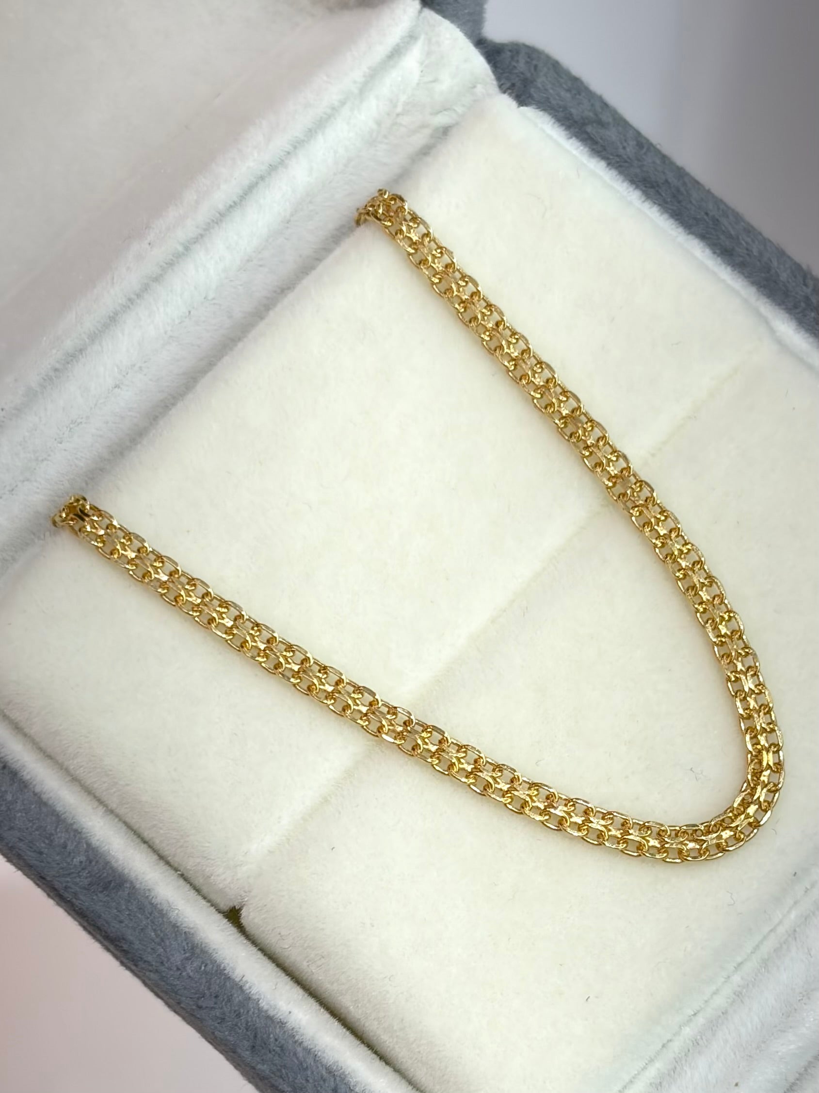 Pulso It chino Oro amarillo 18k +1 / 2,52 Gr / 2,5 mm / 18,5 Cm
