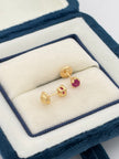 Topos rubi Oro amarillo 18k 0,83 Gr / 4 mm