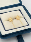 Topos Colgantes trebol dorado Oro amarillo 18k 0,99 Gr / 8 mm