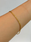 Pulso It chino Oro amarillo 18k +1 / 2,52 Gr / 2,5 mm / 18,5 Cm