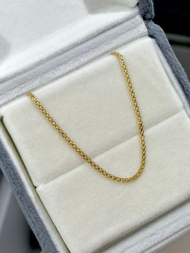 Pulso It chino Oro amarillo 18k +1 / 1,29 Gr / 1,5 mm / 19 Cm