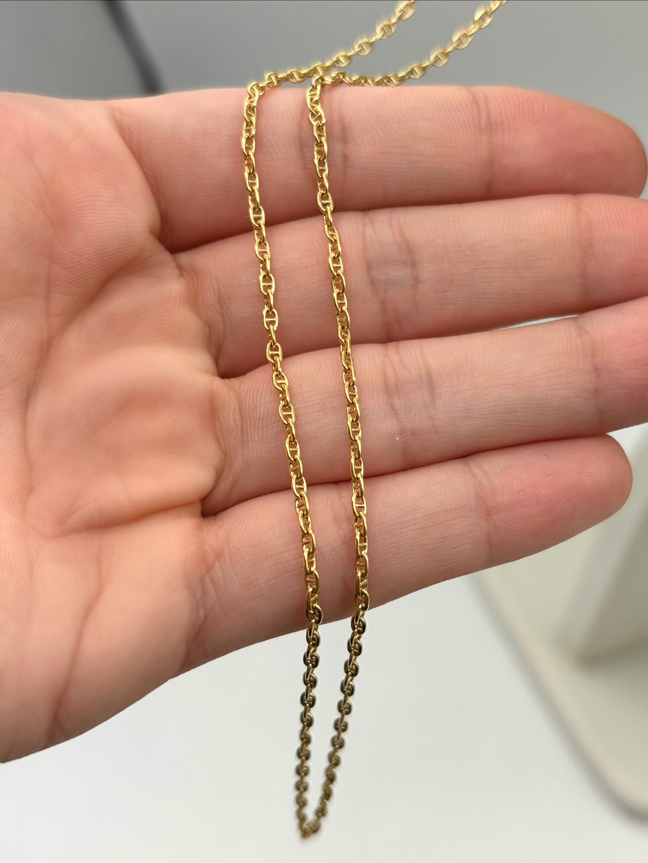 Cadena It eslabón Oro amarillo 18k 2,53 Gr / 2,0 mm / 45 Cm