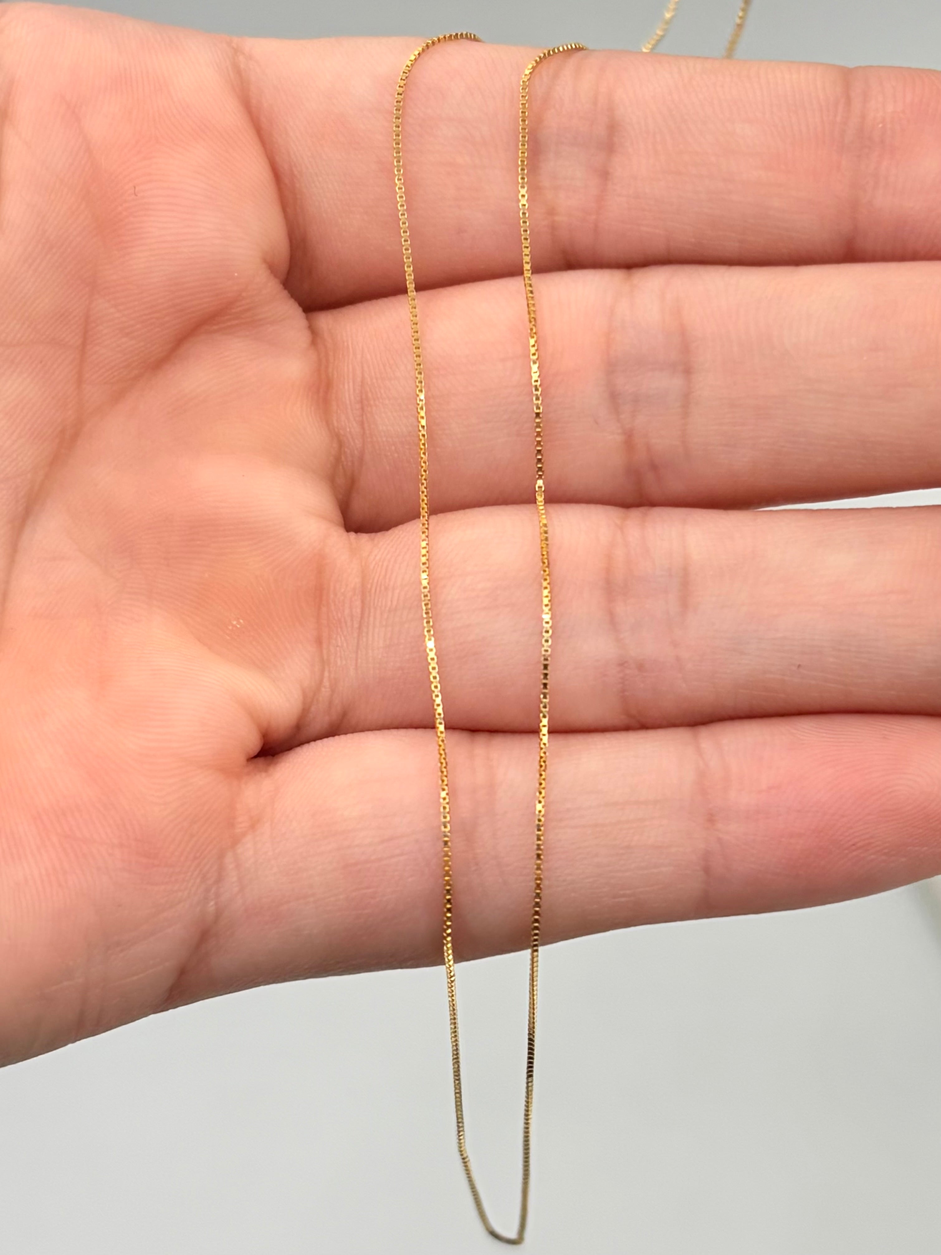 Cadena It Veneciana Oro amarillo 18k 1,02 Gr / 0,55 mm / 50 Cm