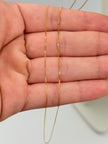 Cadena It mini veneciana Oro amarillo 18k 0,98 Gr / 1 mm / 50 Cm