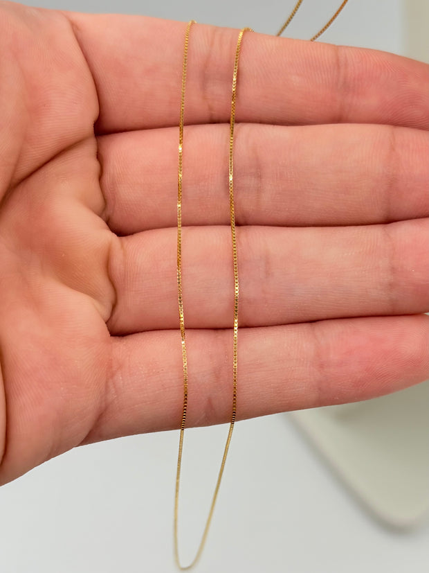 Cadena It mini veneciana Oro amarillo 18k 0,98 Gr / 1 mm / 50 Cm