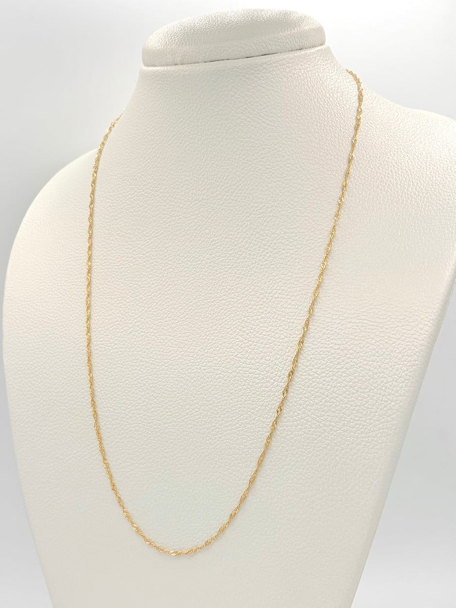 Cadena It Singapur Oro amarillo 18k 1,91 Gr / 2,1 mm / 60 Cm