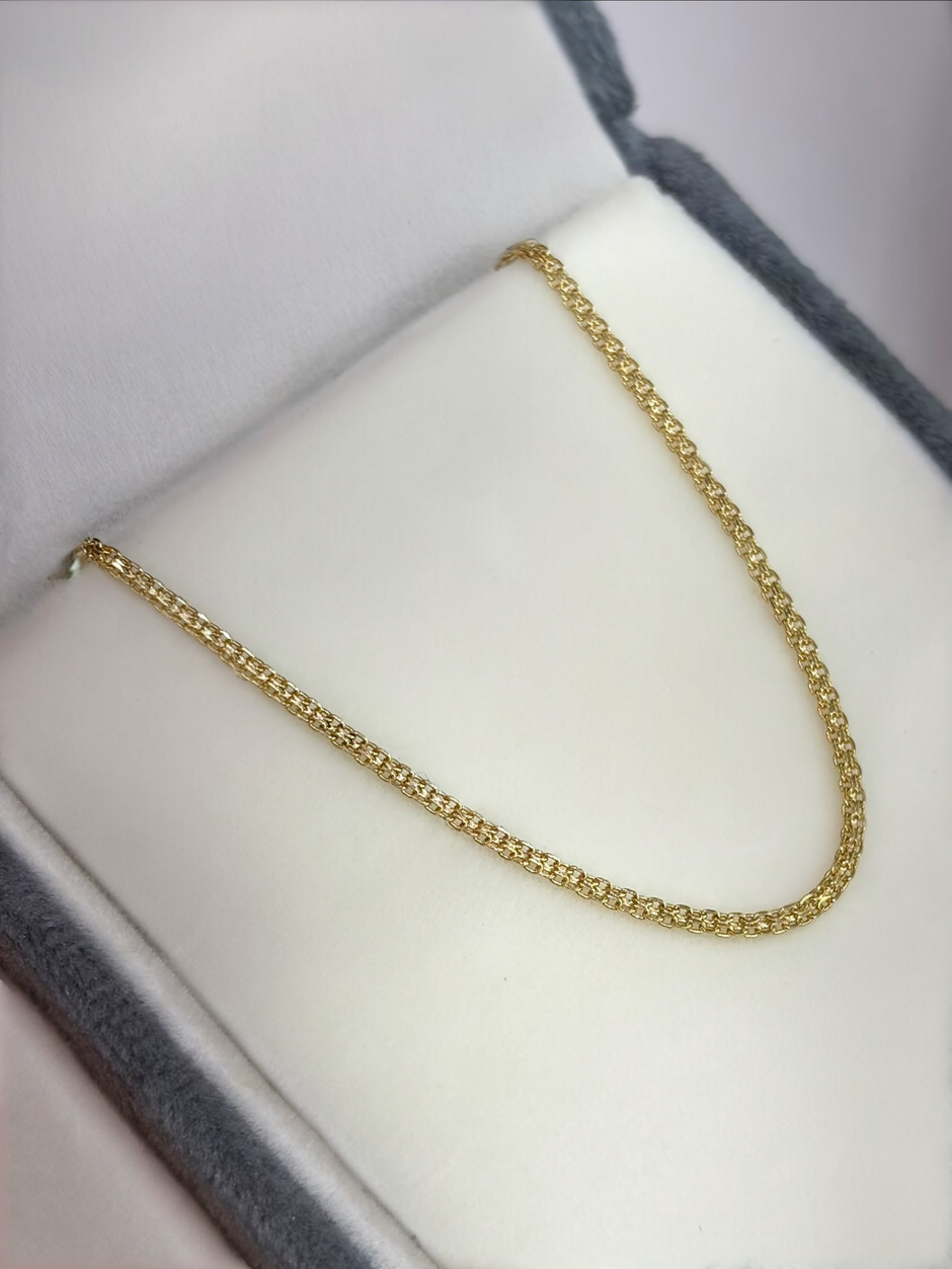 Pulso It mini china  Oro amarillo 18k +1 / 1,47 Gr / 2 mm / 18,8 Cm