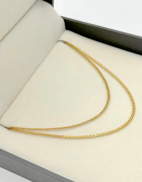 Cadena It China Oro amarillo 18k 2,10 Gr / 1,1 mm / 40 Cm
