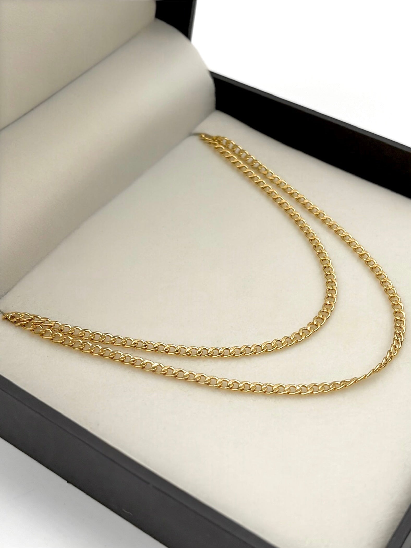 Cadena It cubana Oro amarillo 18k 3,10 Gr / 3 mm / 60 Cm