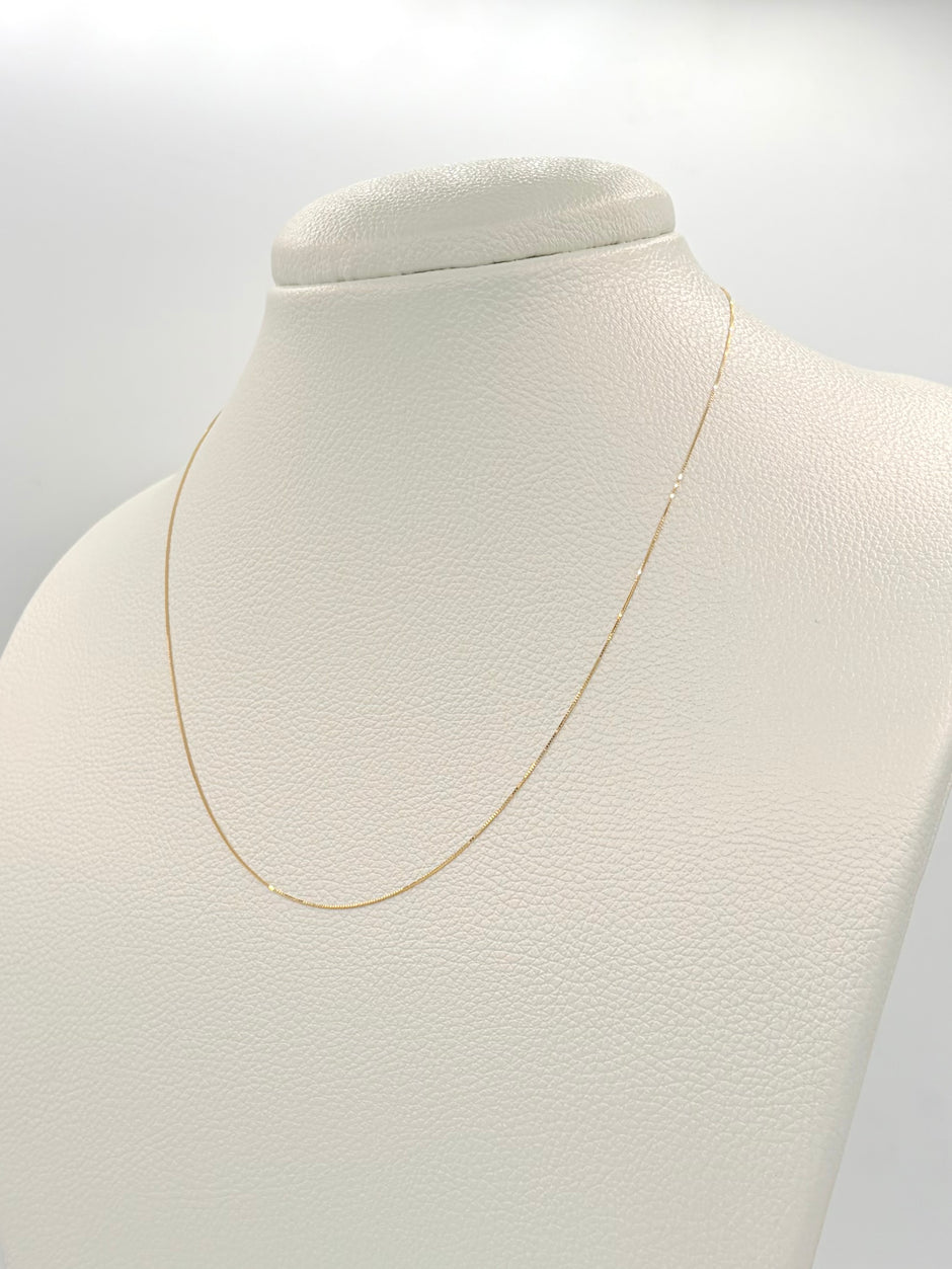 Cadena It mini veneciana Oro amarillo 18k 0,98 Gr / 1 mm / 50 Cm