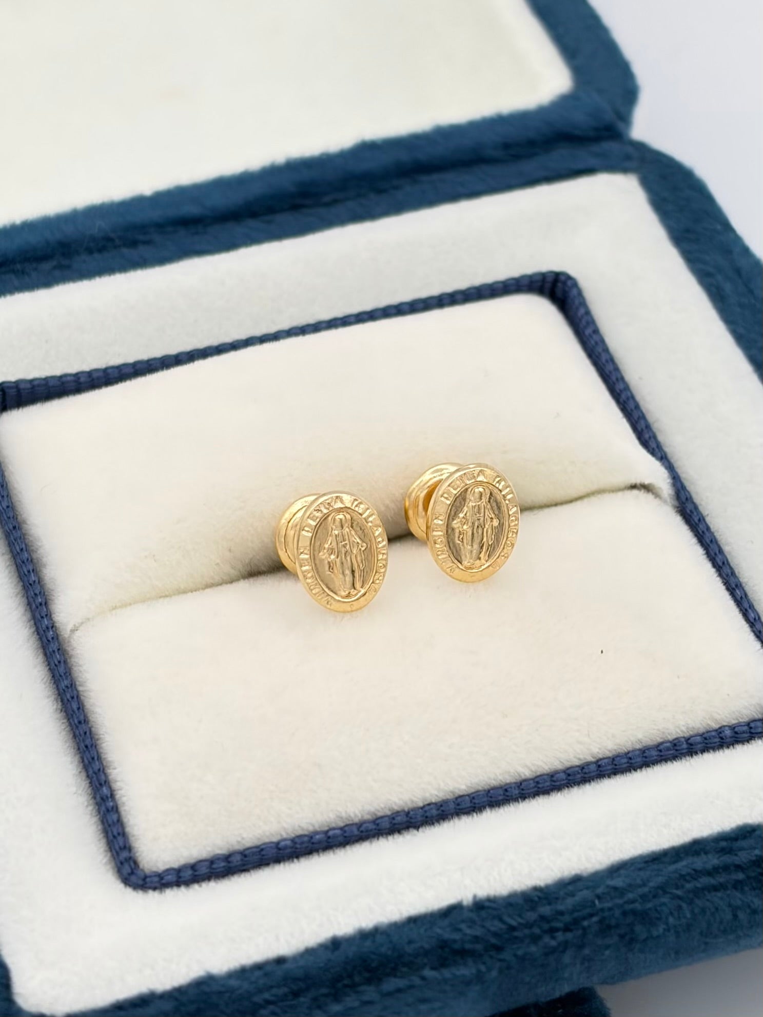 Topos virgen la milagrosa  Oro amarillo 18k 0,74 Gr / 6 mm