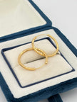 Candonga Broche escondido diamantada Oro amarillo 18k 1,91 Gr / 2,4 Cm