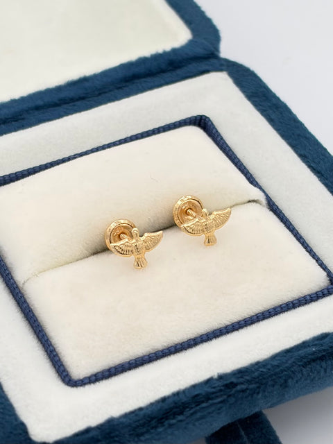 Topos aguila Oro amarillo 18k 0,72 Gr / 9 mm