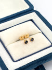 Topos zafiro Oro amarillo 18k 0,88 Gr / 3 mm