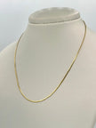 Cadena It cubana plana seguida Oro amarillo 18k 2,58 Gr / 2 mm / 40 Cm
