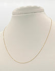 Cadena It mini palito balin Oro amarillo 18k 1,52 Gr / 1 mm / 50 Cm
