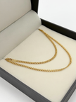 Cadena It Cubana Oro amarillo 18k 3,15 Gr / 2,3 mm / 60 Cm