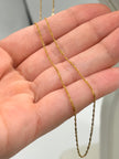 Cadena It singapur  Oro amarillo 18k +1 / 1,0 Gr / 1,0 mm / 45 Cm