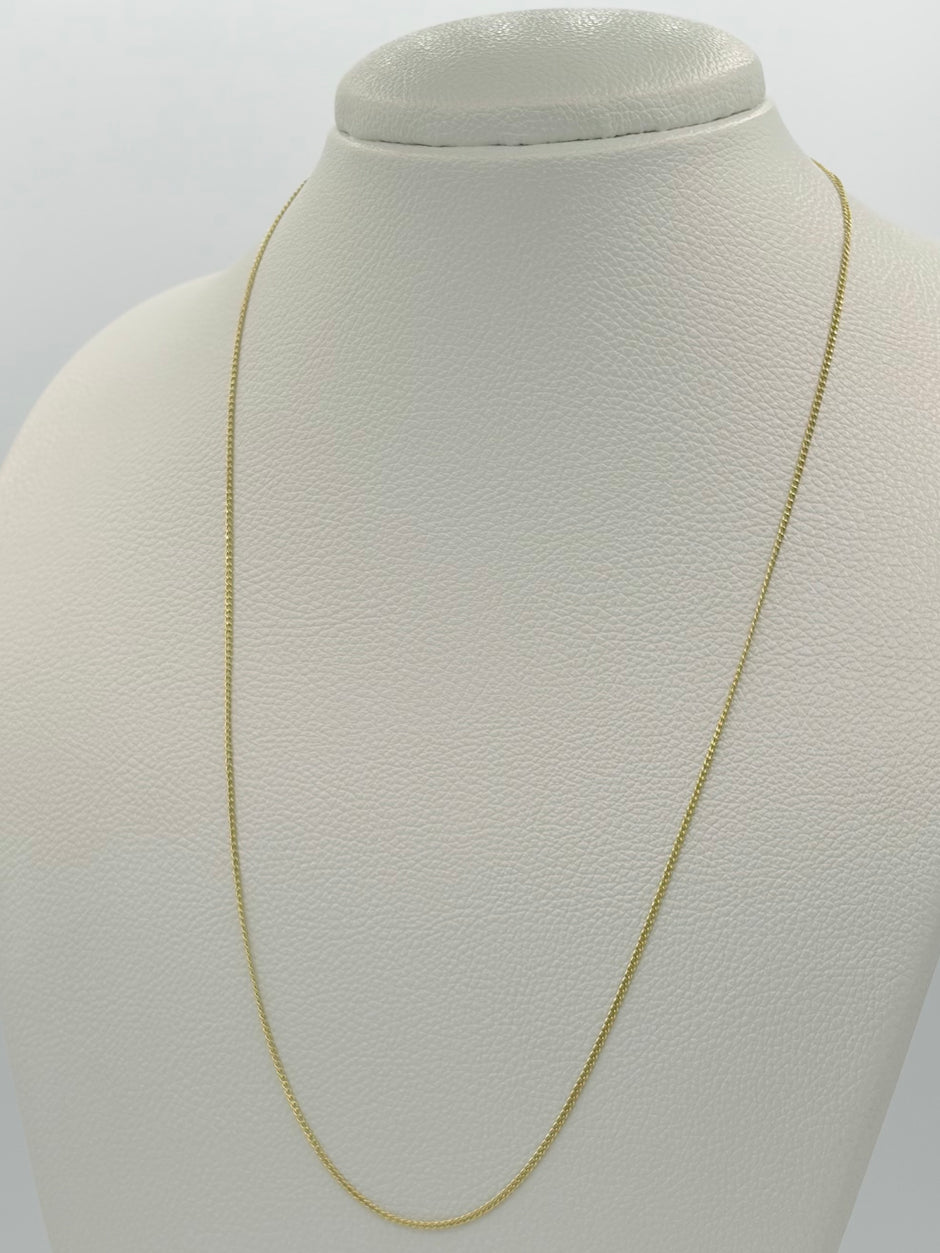 Cadena It mini cubana Oro amarillo 18k 2,0 Gr / 1,0 mm / 60 Cm