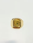 Anillo Troquelado maso de cartas  Oro amarillo 18k / Talla 9/2 / 3,97 Gr