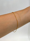 Pulso It mini franco Oro amarillo 18k +1 / 0,80 Gr / 0,99 mm / 19 Cm