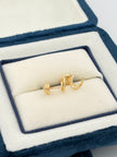 Topos Lunas lisas delgadas Oro amarillo 18k 0,63 Gr / 1 mm