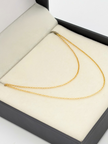 Cadena It aro seguido Oro amarillo 18k 1,87 Gr / 1 mm / 50 Cm