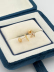 Topos estrellas de mar circones  Oro amarillo 18k 0,96 Gr / 8 mm