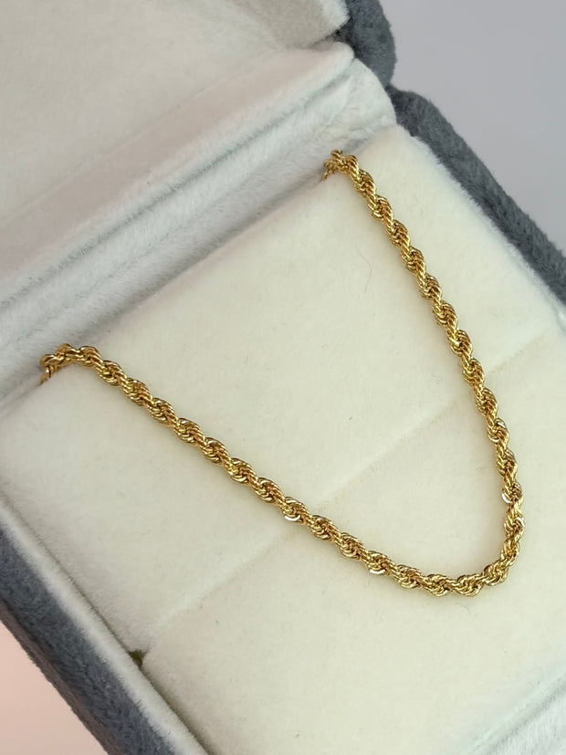 Pulso It lazo Oro amarillo 18k +1 / 1,40 Gr / 1,9 mm / 18 Cm