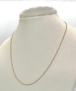 Cadena Aro seguido Oro amarillo 18k 2,41 Gr / 1,0 mm / 50 Cm Broche 0,15