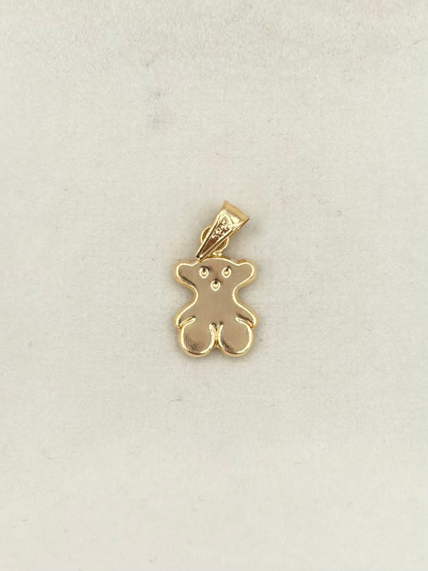 Dije oso ts Oro amarillo 18k 0,48 Gr / 6,8 mm / 2,0 Cm