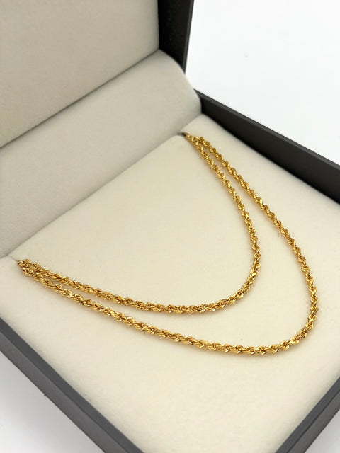 Cadena It lazo Oro amarillo 18k +1 / 3,12 Gr / 2 mm / 50 Cm
