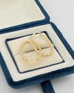 Candonga Entorchadas Oro amarillo 18k 1,55 Gr / 2,4 Cm
