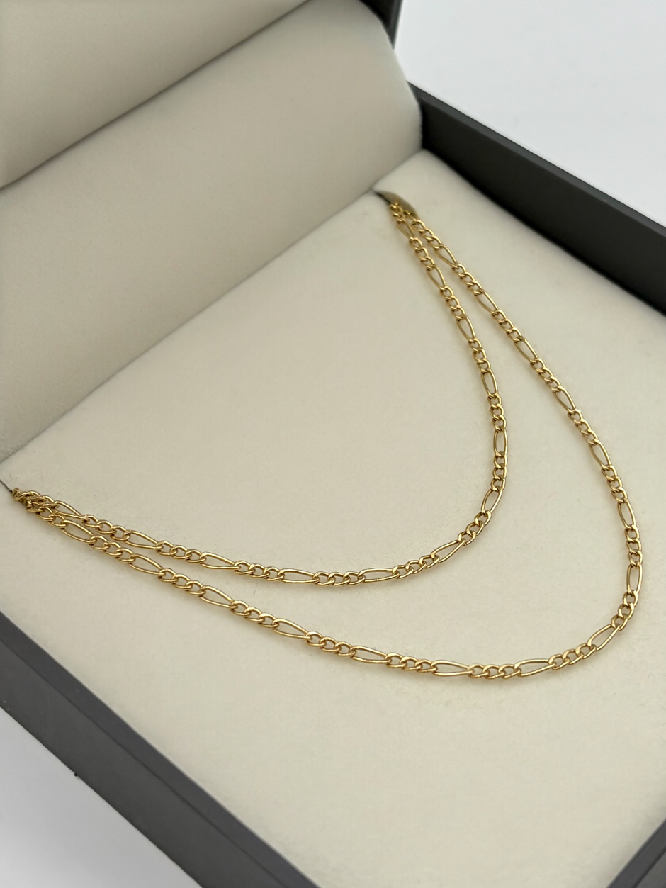 Cadena It 3x1 Oro amarillo 18k 1,98 Gr / 1,1 mm / 45 Cm