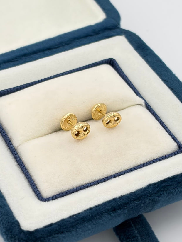 Topos Eslabon  Oro amarillo 18k 0,58 Gr / 6 mm