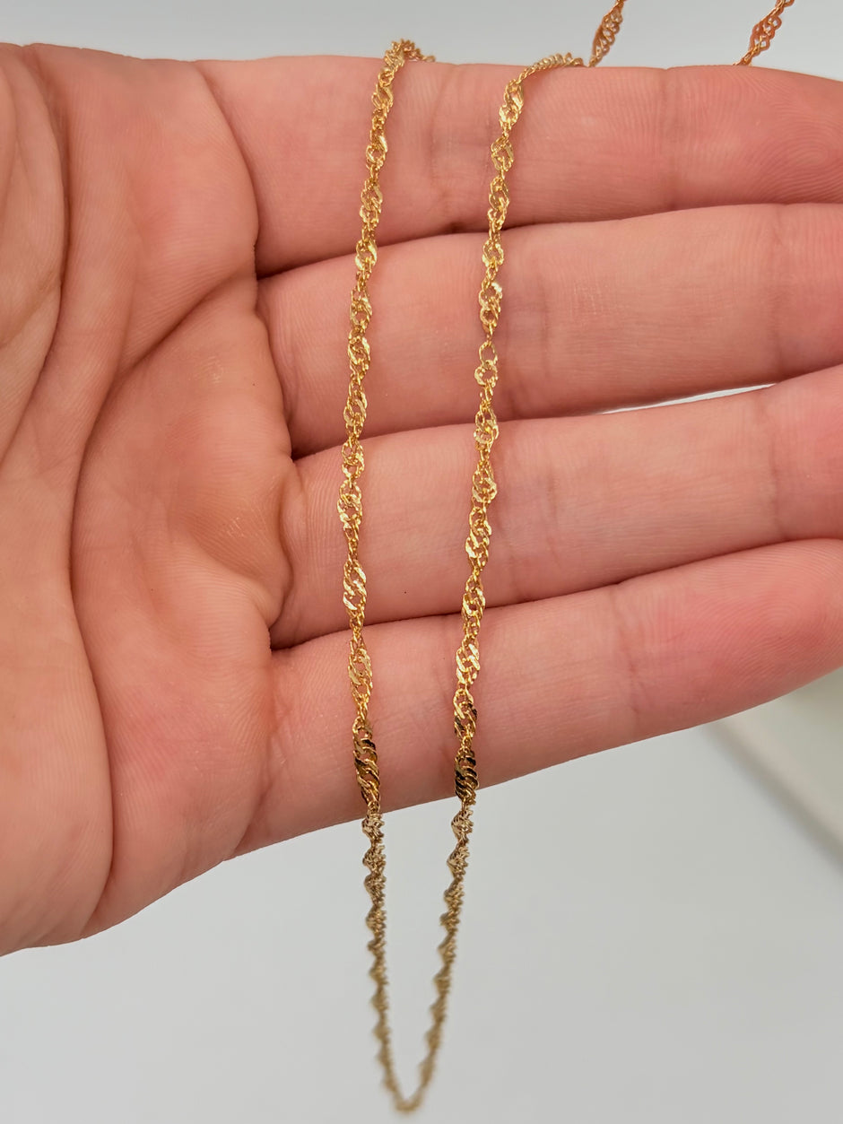 Cadena It China Oro amarillo 18k 2,10 Gr / 1,1 mm / 40 Cm