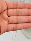 Cadena It mini veneciana Oro amarillo 18k +1 / 0,98 Gr / 1 mm / 50 Cm