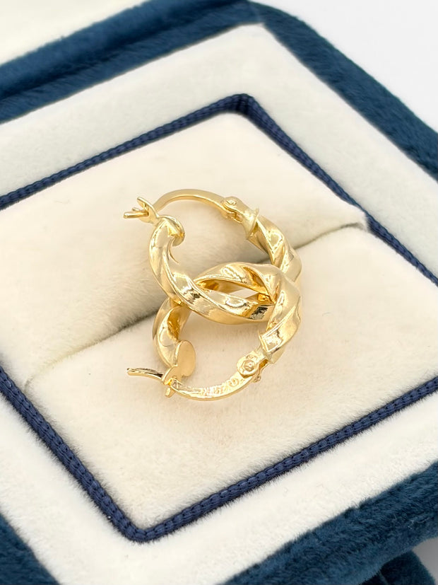 Candonga Melcocha  Oro amarillo 18k 1,54 Gr / 1,5 Cm