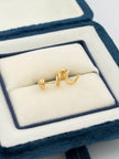 Topos luna hueca Oro amarillo 18k 0,70 Gr / 6 mm