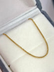 Pulso It mini franco Oro amarillo 18k +1 / 0,80 Gr / 0,99 mm / 19 Cm