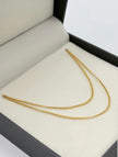 Cadena It Cubana especial Oro amarillo 18k +1 / 1,17 Gr / 1,0 mm / 50 Cm
