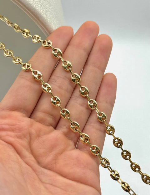 Cadena Gc Oro amarillo 18k 10,52 Gr / 5,0 mm / 60 Cm Broche 0,60