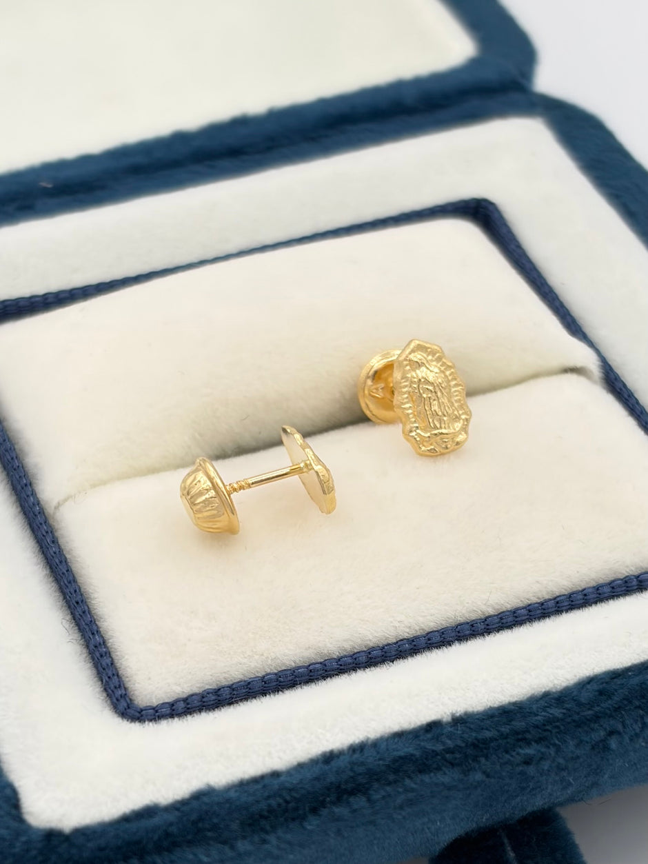 Topos virgen de guadalupe Oro amarillo 18k 0,60 Gr / 5 mm