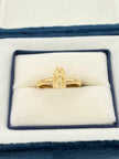 Anillo Virgen de guadalupe Oro amarillo 18k / Talla 7 / 1,11 Gr