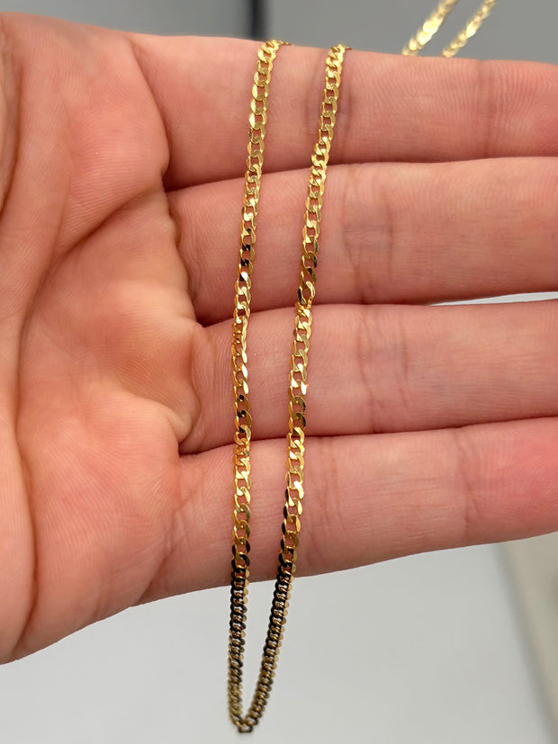 Cadena It Mini cubana Oro amarillo 18k 3,08 Gr / 1,1 mm / 45 Cm